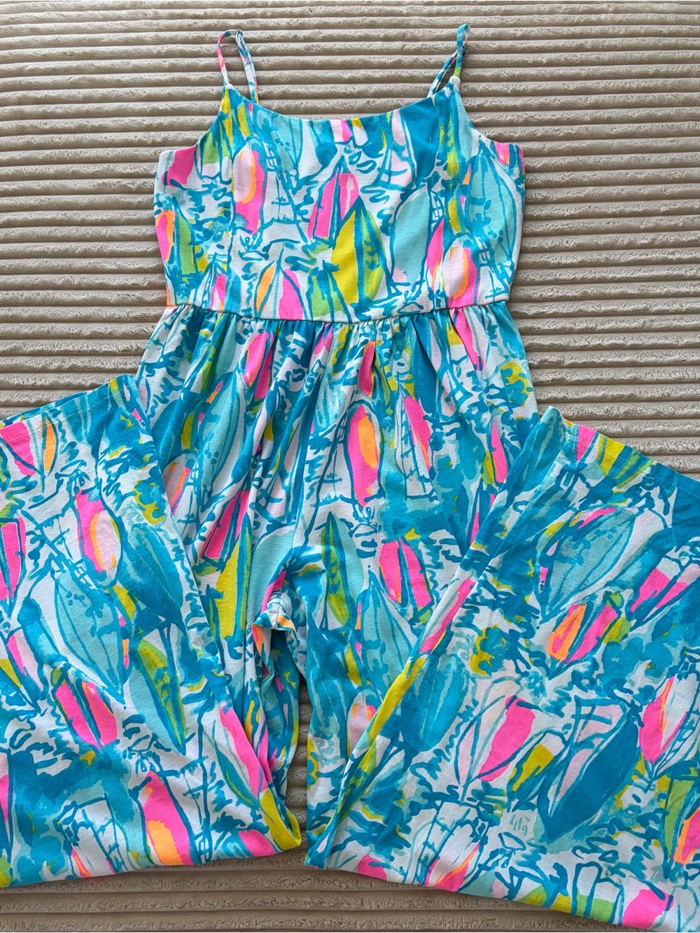 Lilly Pulitzer Beach and Bae Rosina Jumsuit XL 12/14